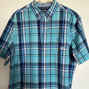 Like New. Men’s XL Chaps button down. Teal Blue.